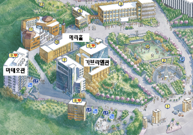 서강대학교 행사장 배치도